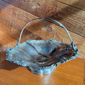 William Hutton & Sons Large Silver Bowl with Handle
